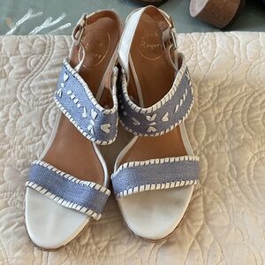 Jack Rogers Women's Sandals in Blue and White